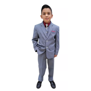 Traje De Niño Recto 3pzas Recto Sin Abertura