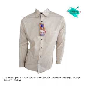 Camisa Caballero Manga Larga