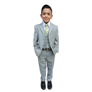 Traje De Niño Recto 3pzas Recto Sin Abertura