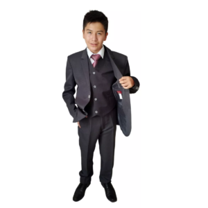 Traje Niño Recto 3pzas Slim Fit Precio De Fabrica Talla 18