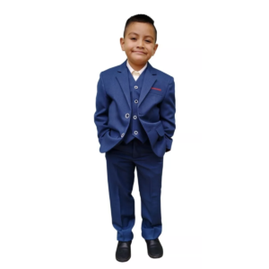 Traje De Niño Recto 3pzas Recto Sin Abertura