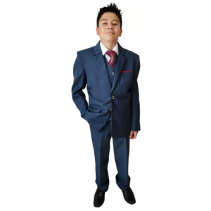 Traje Niño Recto 3pzas Slim Fit Precio De Fabrica Talla 18