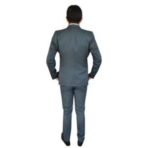 Traje Caballero Recto 3pzas Slim Fit Grises