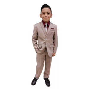 Traje De Niño Recto 3pzas Recto Sin Abertura