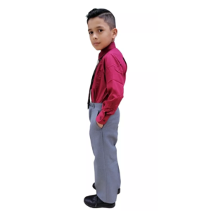 Traje De Niño Recto 3pzas Recto Sin Abertura