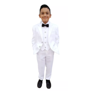 Traje De Niño Recto 3pzas Recto Sin Abertura