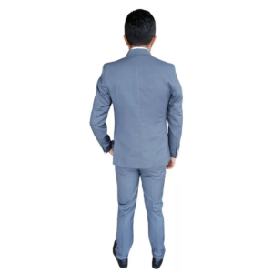 Traje Caballero Recto 3pzas Slim Fit Viscosa Liso