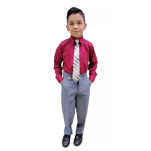 Traje De Niño Recto 3pzas Recto Sin Abertura
