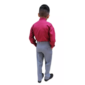 Traje De Niño Recto 3pzas Recto Sin Abertura